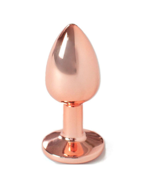 SECRETPLAY - TAPPO IN METALLO ORO ROSA TAGLIA PICCOLA 7 CM
