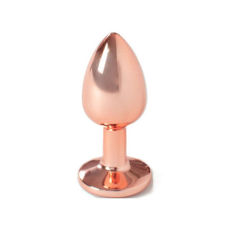 SECRETPLAY - TAPPO IN METALLO ORO ROSA TAGLIA PICCOLA 7 CM