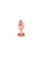 SECRETPLAY - TAPPO IN METALLO ORO ROSA TAGLIA PICCOLA 7 CM
