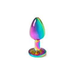 SECRETPLAY - TAPPO IN METALLO RAINBOW TAGLIA PICCOLA 7 CM