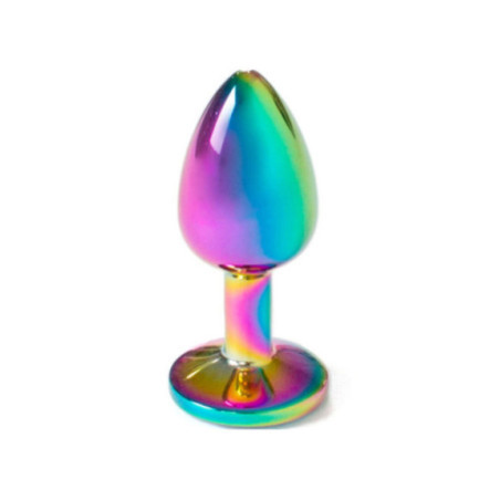 SECRETPLAY - TAPPO IN METALLO RAINBOW TAGLIA PICCOLA 7 CM