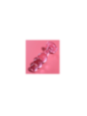NEBULA SERIES BY IBIZA - MODELLO 1 PLUG ANALE VETRO BOROSILICATO ROSA 10