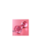 NEBULA SERIES BY IBIZA - MODELLO 2 PLUG ANALE VETRO BOROSILICATO ROSA 11 CM -O- 3