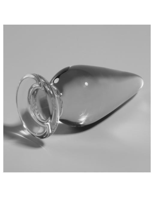NEBULA SERIES BY IBIZA - MODELLO 4 PLUG ANALE VETRO BOROSILICATO TRASPARENTE 11 CM -O- 5 CM