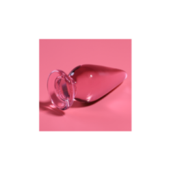 NEBULA SERIES BY IBIZA - MODELLO 4 PLUG ANALE VETRO BOROSILICATO ROSA 11 CM -O- 5 CM