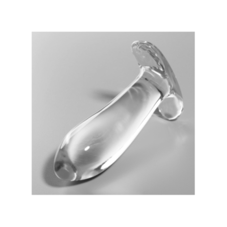 NEBULA SERIES BY IBIZA - MODELLO 5 PLUG ANALE VETRO BOROSILICATO TRASPARENTE 12