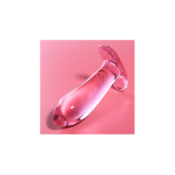 NEBULA SERIES BY IBIZA - MODELLO 5 PLUG ANALE VETRO BOROSILICATO ROSA 12