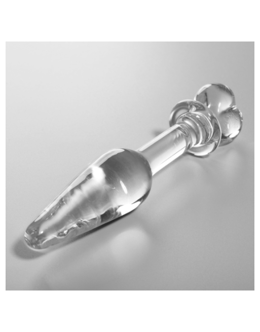NEBULA SERIES BY IBIZA - MODELLO 7 PLUG ANALE VETRO BOROSILICATO TRASPARENTE 13