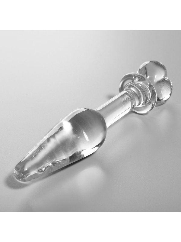 NEBULA SERIES BY IBIZA - MODELLO 7 PLUG ANALE VETRO BOROSILICATO TRASPARENTE 13
