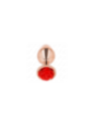 KINK - PLUG ANALE IN ORO ROSA CON ROSA ROSSA S