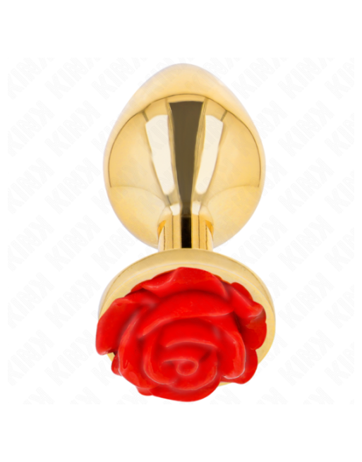 KINK - PLUG ANALE ORO ROSA ROSSO TAGLIA L