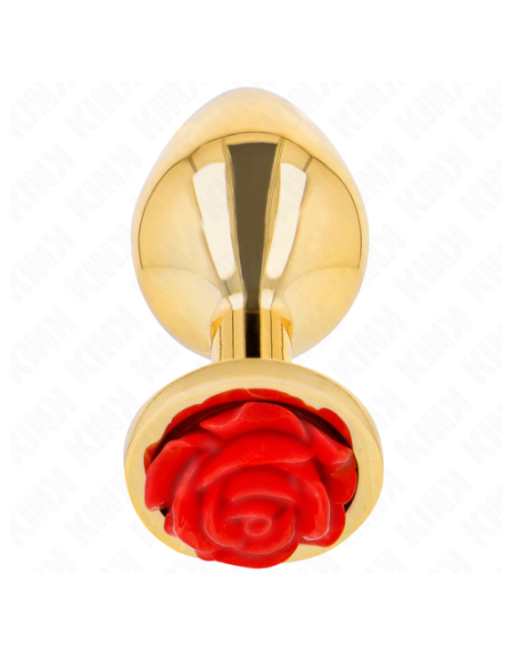 KINK - PLUG ANALE ORO ROSA ROSSO TAGLIA S