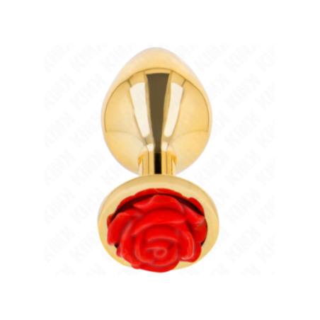 KINK - PLUG ANALE ORO ROSA ROSSO TAGLIA S