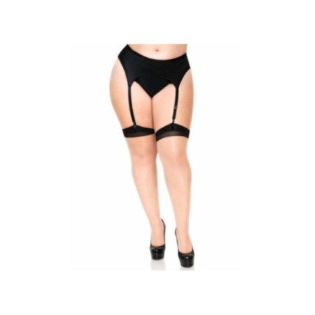 LEG AVENUE - COSTUME IN LYCRA 2 TONI CON CUCITURA POSTERIORE E TACCO CUBANO