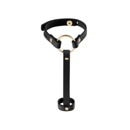 BIJOUX - INDISCRETS BRACCIALE MAZE/IMBRAGATURA A MANO NERO