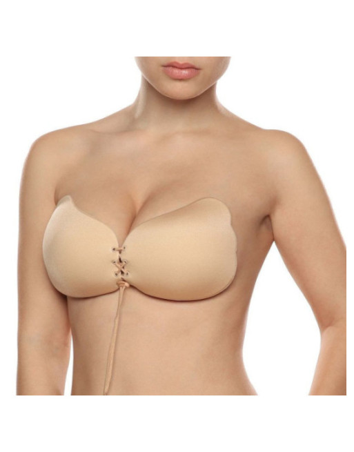 BYE-BRA - LACE-IT VALORIZZAZIONE PUSH-UP BEIGE COPPA B