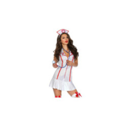 LEG AVENUE - COSTUMI ABITO DA CAPO INFERMIERA LEG AVENUE - SET 3 PEZZI TAGLIA L/XL