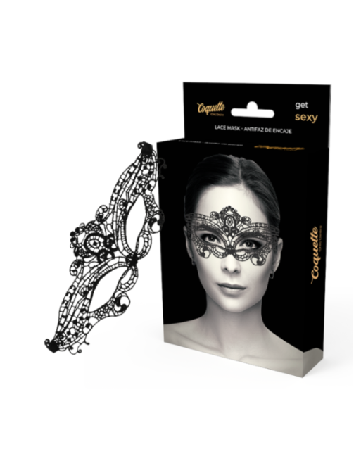 COQUETTE CHIC DESIRE - MASCHERA IN FINE PIZZO NERO