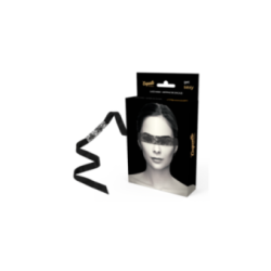 COQUETTE CHIC DESIRE - MASCHERA IN PIZZO NERO CON NASTRO