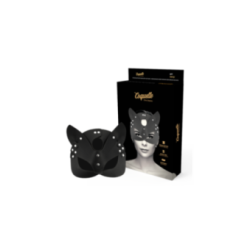 COQUETTE CHIC DESIRE - MASCHERA VEGANA IN PELLE CON ORECCHIE DI GATTO