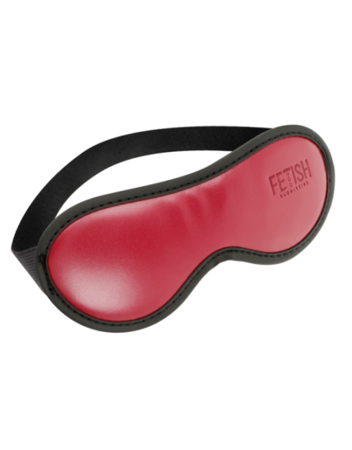 FETISH SUBMISSIVE DARK ROOM - MASCHERA VEGANA IN PELLE CON FODERA IN NEOPRENE