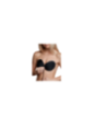 BYE-BRA - REGGISENO ADHESIVO ENTRELAZADO NERO COPPA C