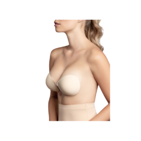 BYE-BRA - REGGISENO INVISIBLE BEIGE COPPA B
