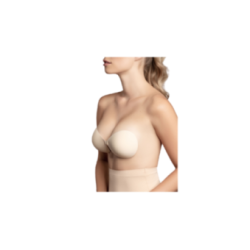 BYE-BRA - REGGISENO INVISIBLE BEIGE COPPA D