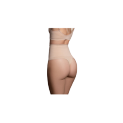 BYE-BRA - FAJA SENZA CUCITURE STILE PERIZOMA BEIGE MISURARE XL