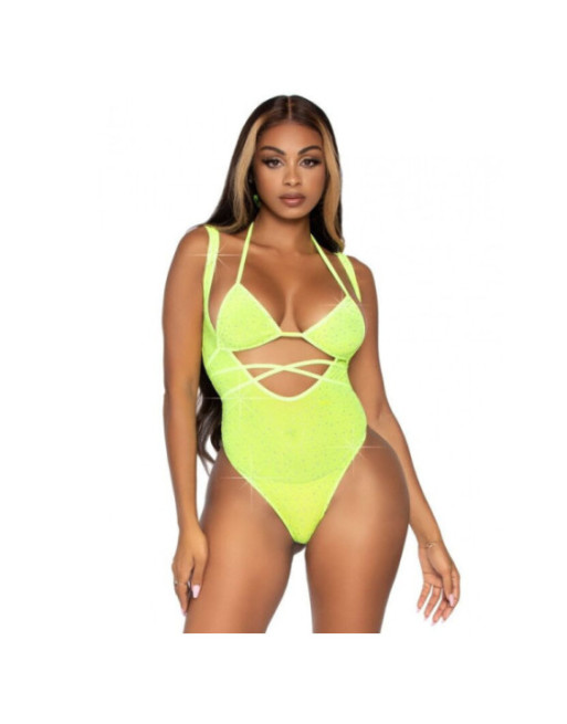 LEG AVENUE - TOP BIKINI E BODY TAGLIA UNICA