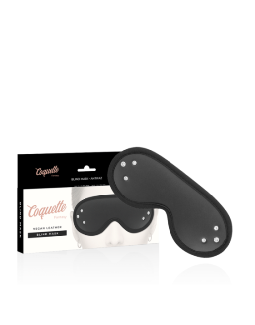 COQUETTE CHIC DESIRE - MASCHERA FANTASIA VEGANA IN PELLE CON FODERA IN NEOPRENE