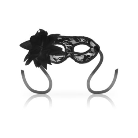 OHMAMA - MASCHERE MASCHERE IN PIZZO NERO E FIORI