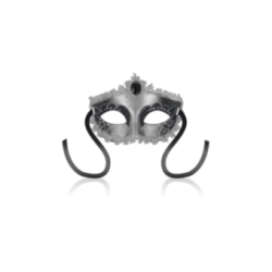 OHMAMA - MASCHERE MASCHERA NERA DIAMOND GRIGIA