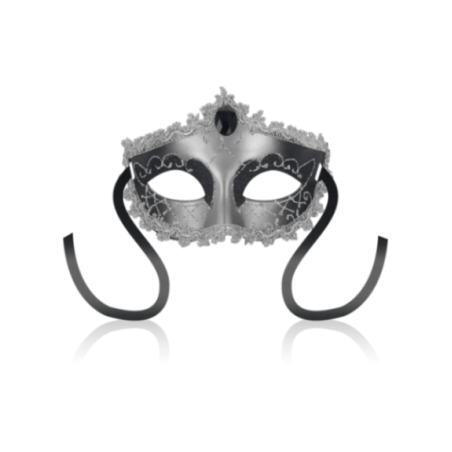 OHMAMA - MASCHERE MASCHERA NERA DIAMOND GRIGIA