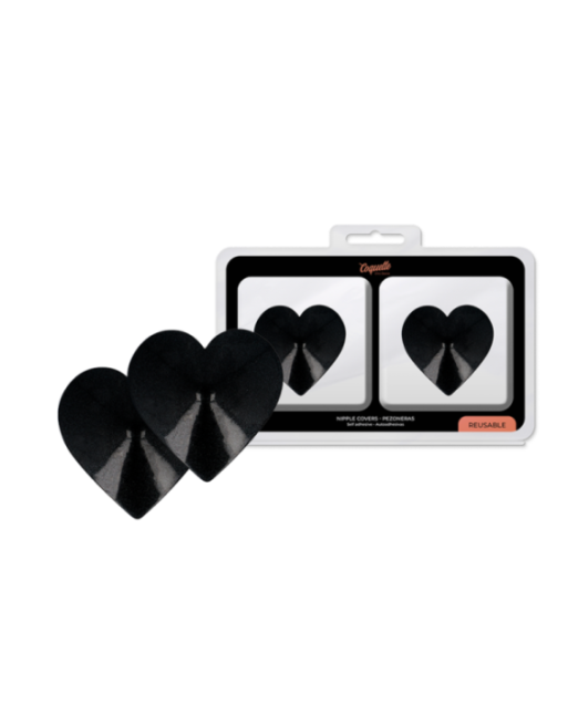 COQUETTE CHIC DESIRE - COPRI CAPEZZOLI BLACK HEARTS