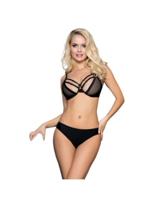 SUBBLIME - SET SET DUE PEZZI REGGISENO E MUTANDINE S/M