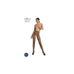 PASSION - COLLEZIONE ECO BODYSTOCKING ECO S007 NERO