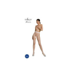 PASSION - COLLEZIONE ECO BODYSTOCKING ECO S007 BIANCO