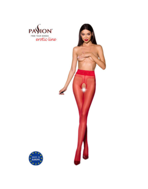 PASSION - TIOPEN 001 COLLANT ROSSO 1/2 20 DEN