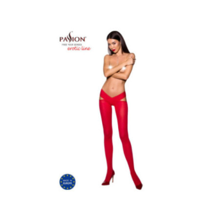 PASSION - TIOPEN 005 COLLANT ROSSO 3/4 60 DEN