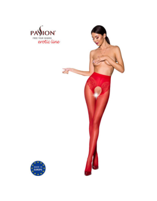 PASSION - TIOPEN 006 COLLANT ROSSO 1/2 30 DEN