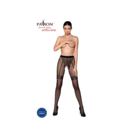 PASSION - TIOPEN 016 COLLANT NERO 1/2 20 DEN