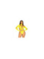 LEG AVENUE - BODY SENZA CUCITURE CON PERIZOMA GIALLO