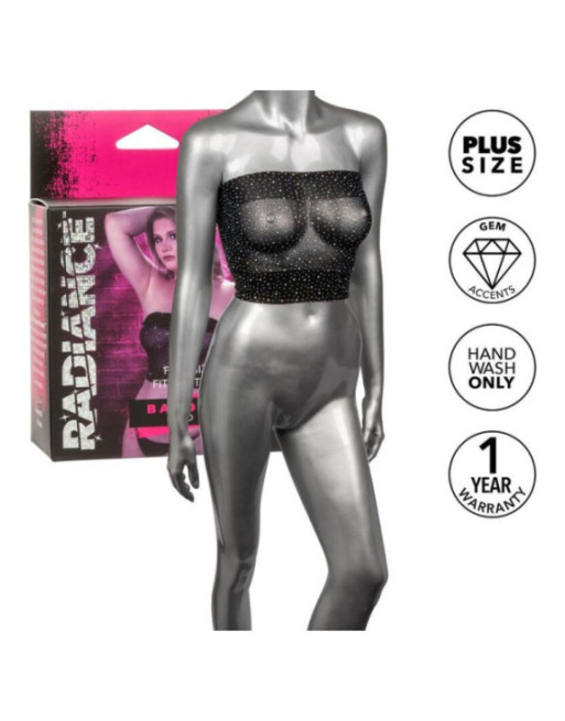 CALEXOTICS - RADIANCE BANDEAU TOP RHINE PLUS TAGLIA