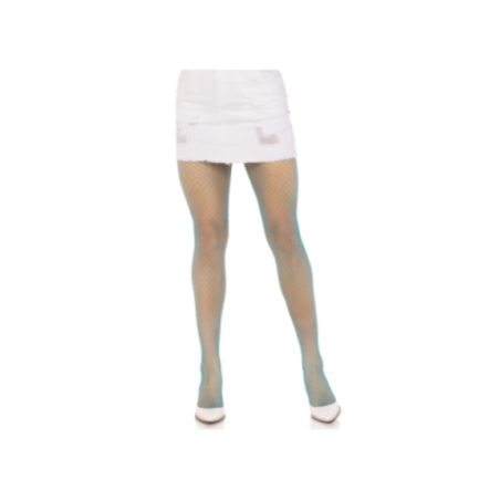 LEG AVENUE - COLLANT A RETE IN LYCRA BLU