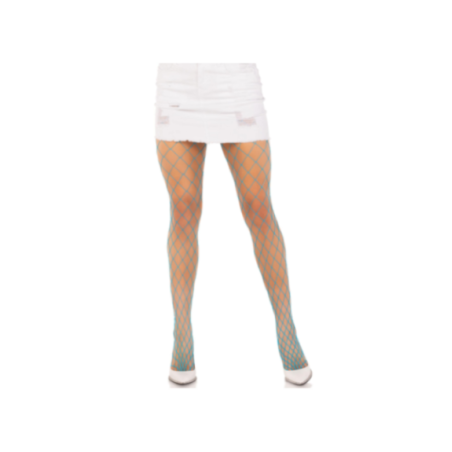 LEG AVENUE - COLLANT A RETE DIAMANTE BLU