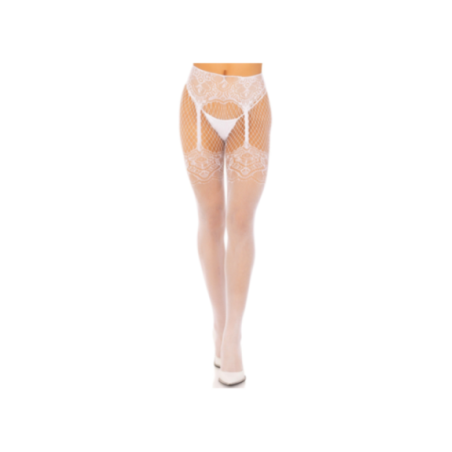 LEG AVENUE - COLLANT A RETE CON CUCITURA POSTERIORE