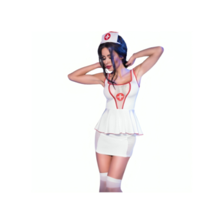 CHILIROSE - CR 4160 COSTUME DA INFERMIERA TOP E GONNA S/M