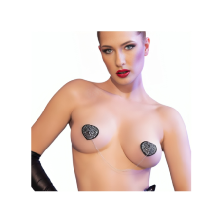 CHILIROSE - CR 4662 COPERCHI PER CAPEZZOLI ARGENTO E NERO