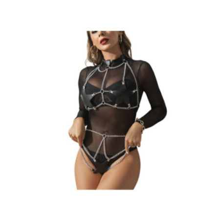 SUBBLIME - IMBRACATURA COMPLETA CON CATENA A STELLA ??DETTAGLIO TAGLIA UNICA